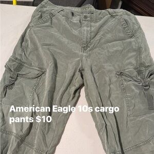 American Eagle Green Cargo Pants